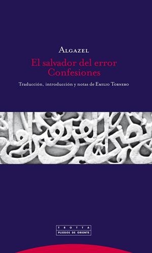 El salvador del error. Confesiones | 9788498794625 | Algazel