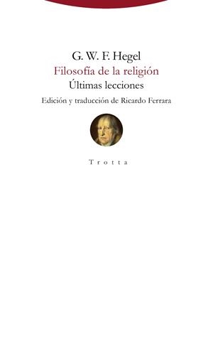 Filosofía de la religión | 9788498797107 | Hegel, G.W.F.