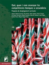 Què, quan i com ensenyar les competències bàsiques a secundària | 9788499800783 | Carretero Torres, Reyes;Fuentes Agustí, Marta;Guitart Aced, Rosa M.;Pagès Blanch, Joan;París Pujol, 