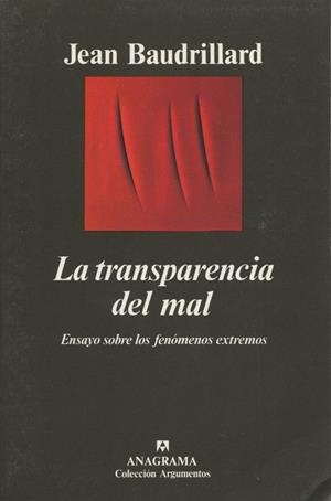 La transparencia del mal | 9788433913456 | Baudrillard, Jean