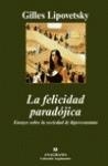 La felicidad paradójica | 9788433962669 | Lipovetsky, Gilles