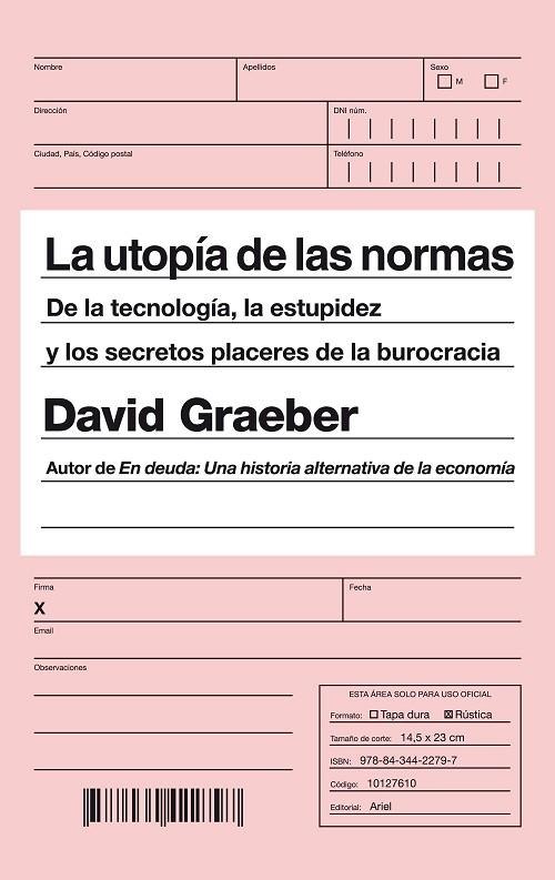 La utopía de las normas | 9788434422797 | Graeber, David