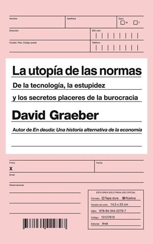 La utopía de las normas | 9788434422797 | Graeber, David