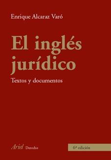 El inglés jurídico | 9788434456006 | Alcaraz, Enrique