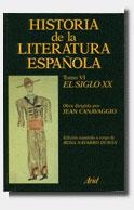 Historia literatura española. El siglo XX | 9788434474598 | Canavaggio, Jean