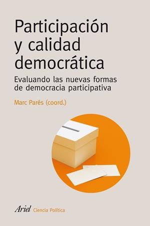 Participación y calidad democrática | 9788434418394 | Parés, Marc