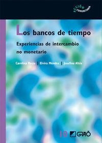 Los bancos de tiempo | 9788478276936 | Altés Campà, Josefina;Méndez Méndez, Elvira;Recio Cáceres, Carolina
