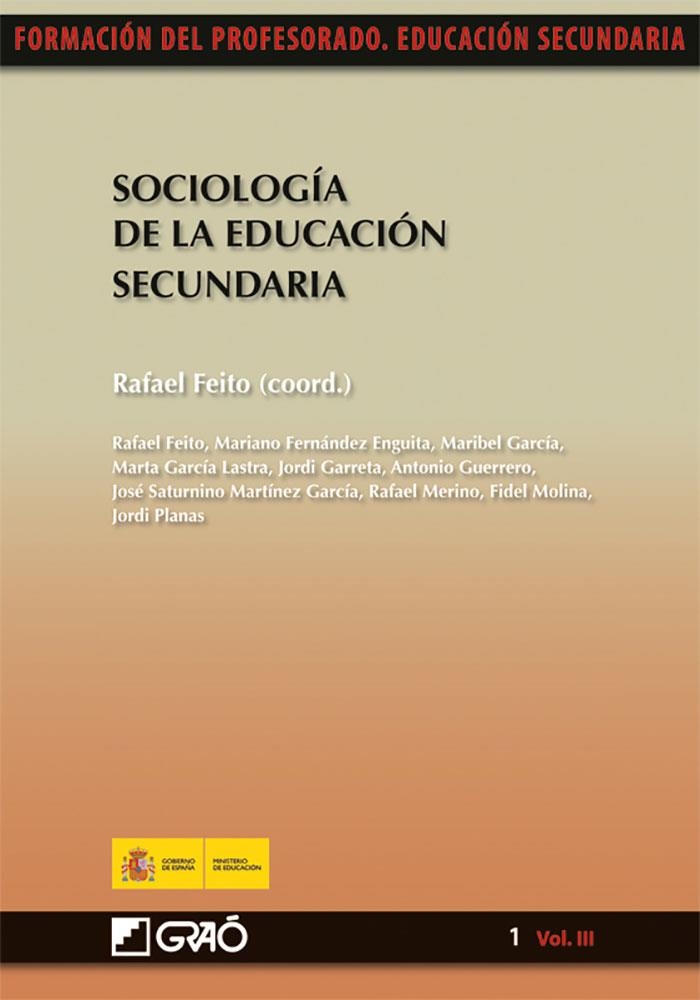 Sociología de la educación secundaria | 9788478279760 | Feito Alonso, Rafael;Garreta Bochaca, Jordi;Guerrero Serón, Antonio;Martínez García, José Saturnino;