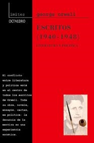 Escritos (1940-1948) | 9788480634748 | Orwell, George