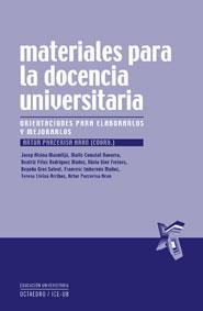 Materiales para la docencia universitaria | 9788480637442 | Parcerisa Aran, Artur;Alsina Masmitjà, Josep;Comalat Navarra, Maite;Félez Rodríguez Muñoz, Beatriz;G
