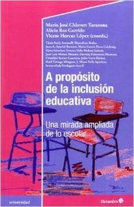 A propósito de la inclusión educativa | 9788499214948 | Varios, Autores