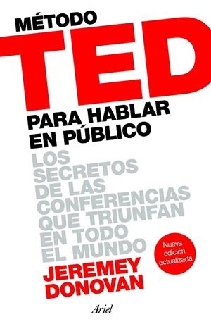Método TED para hablar en público | 9788434423565 | Donovan, Jeremey