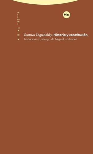 Historia y constitución | 9788498792119 | Zagrebelsky, Gustavo