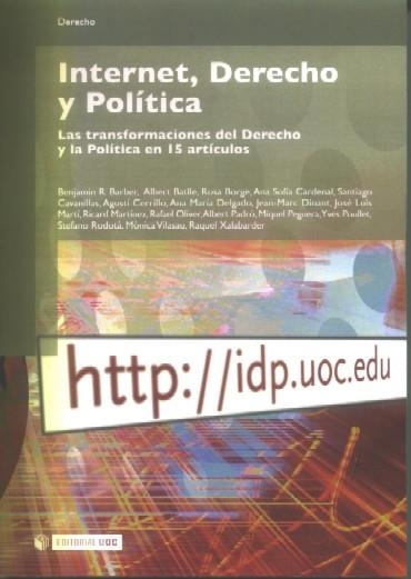 Internet, Derecho y Política | 9788497887892 | Barber, Benjamin R.;Batlle, Albert;Borge, Rosa;y otros