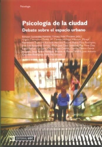 Psicología de la ciudad | 9788497887779 | Fernández Ramírez, Baltasar;Vidal i Moranta, Tomeu