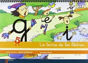 Quadern d'escriptura 5 Infantil La terra de les lletres | 9788447925537 | Usero Alijarde, Aurora