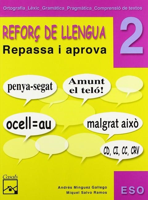 Llengua 2 ESO - Reforç | 9788421836606 | Salvo Ramos, Miguel Ramón;Mínguez Gallego, Andrés