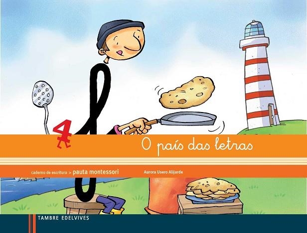Caderno de escritura Pauta Montessori 4 | 9788415165910 | Usero Alijarde, Aurora
