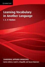 LEARNING VOCABULARY IN ANOTHER LANGUAGE | 9780521804981 | I. S. P. NATION/ VICTORIA UNIVERSITY OF