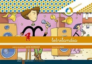 Letrilandia Lectoescritura cuaderno 4 de escritura (Pauta Montessori) | 9788426371423 | Usero Alijarde, Aurora