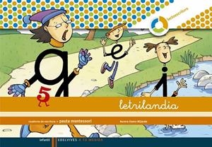 Letrilandia Lectoescritura cuaderno 5 de escritura (Pauta Montessori) | 9788426371430 | Usero Alijarde, Aurora