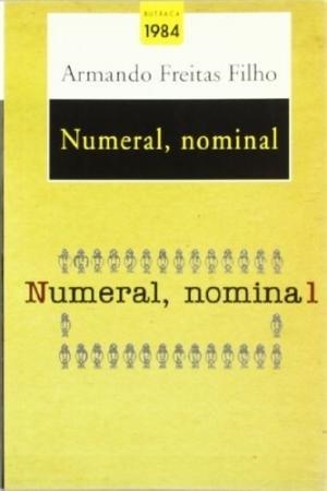 Numeral, nominal | 9788496061415 | Freitas Filho, Armando