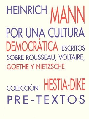 Por una cultura democrática | 9788481911039 | Mann, Heinrich