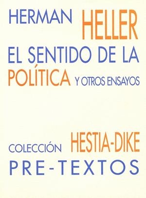 El sentido de la política y otros ensayos | 9788481911046 | Heller, Hermann