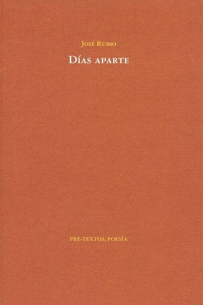 Días aparte | 9788492913763 | Rubio Fresneda, José