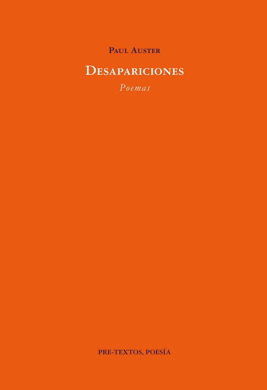 Desapariciones | 9788481910858 | Auster, Paul
