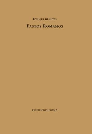  Fastos romanos | 9788481910148 | De Rivas, Enrique