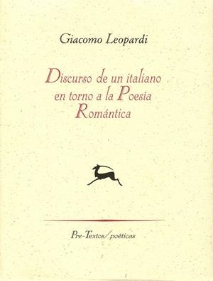 Discurso de un italiano en torno a la poesía romántica | 9788481912142 | Leopardi, Giacomo