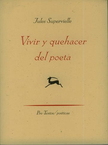 Vivir y quehacer del poeta | 9788481919769 | Supervielle, Jules