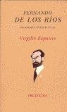  Fernando de los Ríos. Biografía intelectual | 9788481913217 | Zapatero, Virgilio