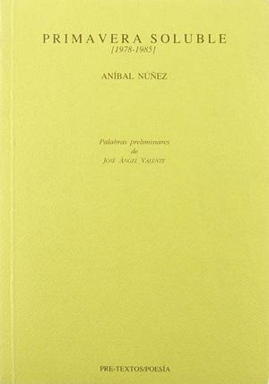  Primavera soluble | 9788487101618 | Núñez, Aníbal