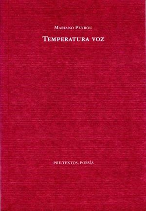 Temperatura voz | 9788492913282 | Peyrou, Mariano