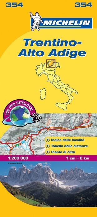 Mapa Local Trentino, Alto Adige | 9782067126626 | m