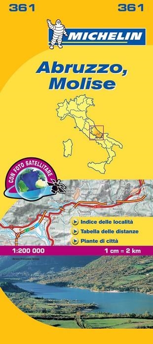 Mapa Local Abruzzo, Molise | 9782067126701 | MICHELIN