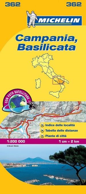 Mapa Local Campania, Basilicata | 9782067126718 | MICHELIN