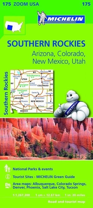 Mapa Zoom USA Southern Rockies | 9782067190887 | MICHELIN