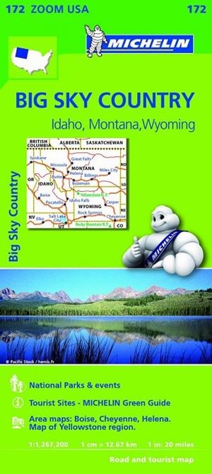 Mapa Zoom USA Big Sky Country | 9782067190801 | MICHELIN