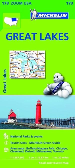 Mapa Zoom USA Great Lakes | 9782067190849 | MICHELIN