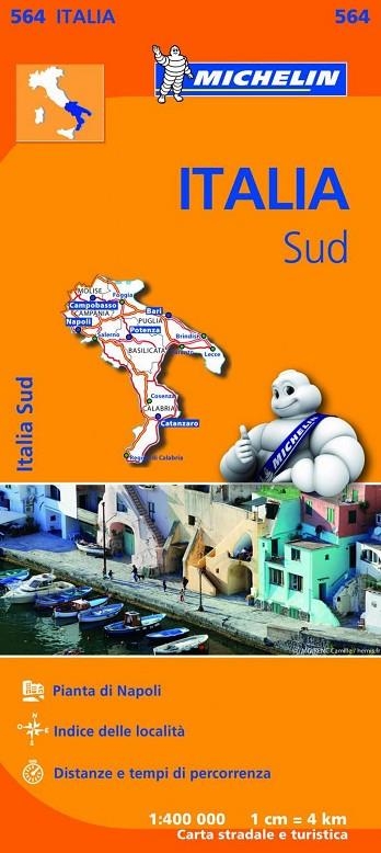 Mapa Regional Italia Sud | 9782067184053 | MICHELIN