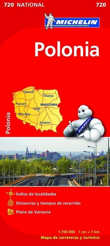 Mapa National Polonia | 9782067171572 | Varios autores