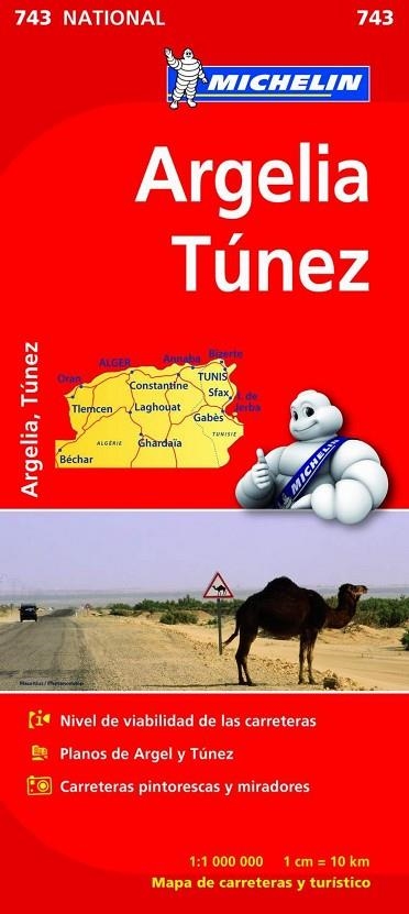 Mapa National Argelia Túnez | 9782067172326 | Varios autores