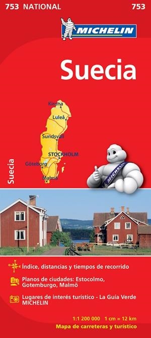 Mapa National Suecia | 9782067172838 | Varios autores