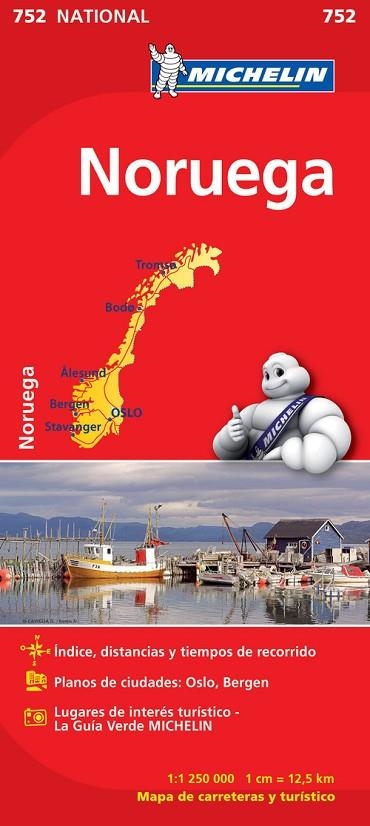 Mapa National Noruega | 9782067172760 | Varios autores
