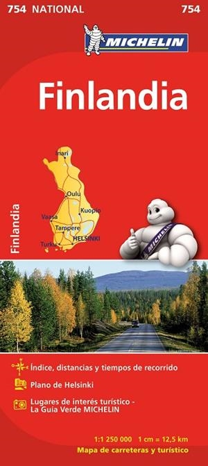 Mapa National Finlandia | 9782067172906 | Varios autores