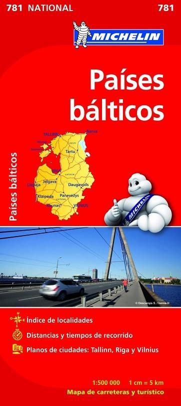 Mapa National Países Bálticos | 9782067173804 | Varios autores