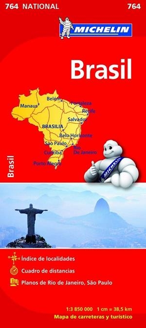Mapa National Brasil | 9782067173514 | Varios autores